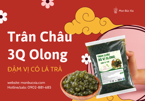 Trân châu 3Q ôlong đậm vị