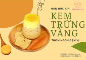 Cách làm kem trứng vàng đơn giản tại nhà