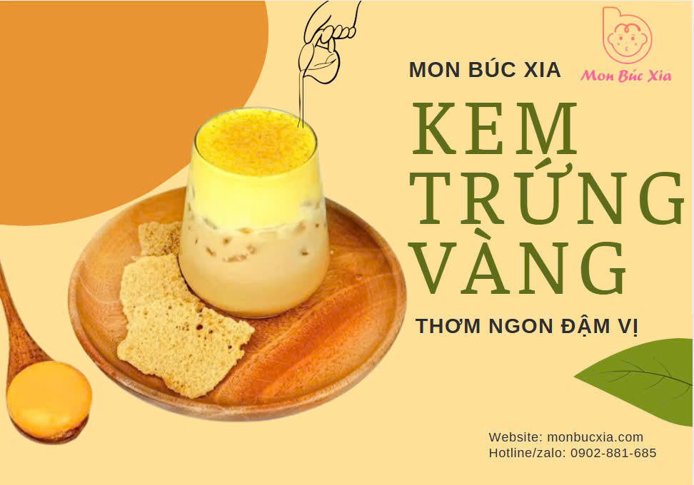 Cách làm kem trứng vàng đơn giản tại nhà